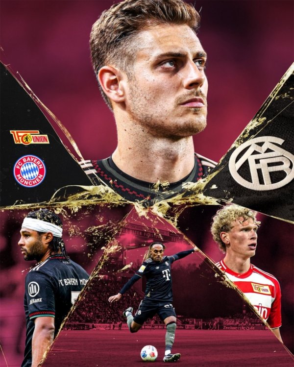 拜仁晒客战柏林承接海报：斯坦尼西奇、格纳布里等多名球员出镜